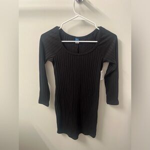 Old Navy NWT XS Petite Ribbed 3/4 Sleeve Body Con Dress